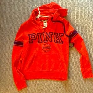 PINK zip up sweater ✨